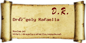 Drégely Rafaella névjegykártya